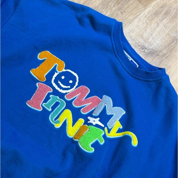 TommyInnit Limited Edition Crewneck Sweatshirt Blue Size S‎ Tommy Innit - Picture 2 of 7